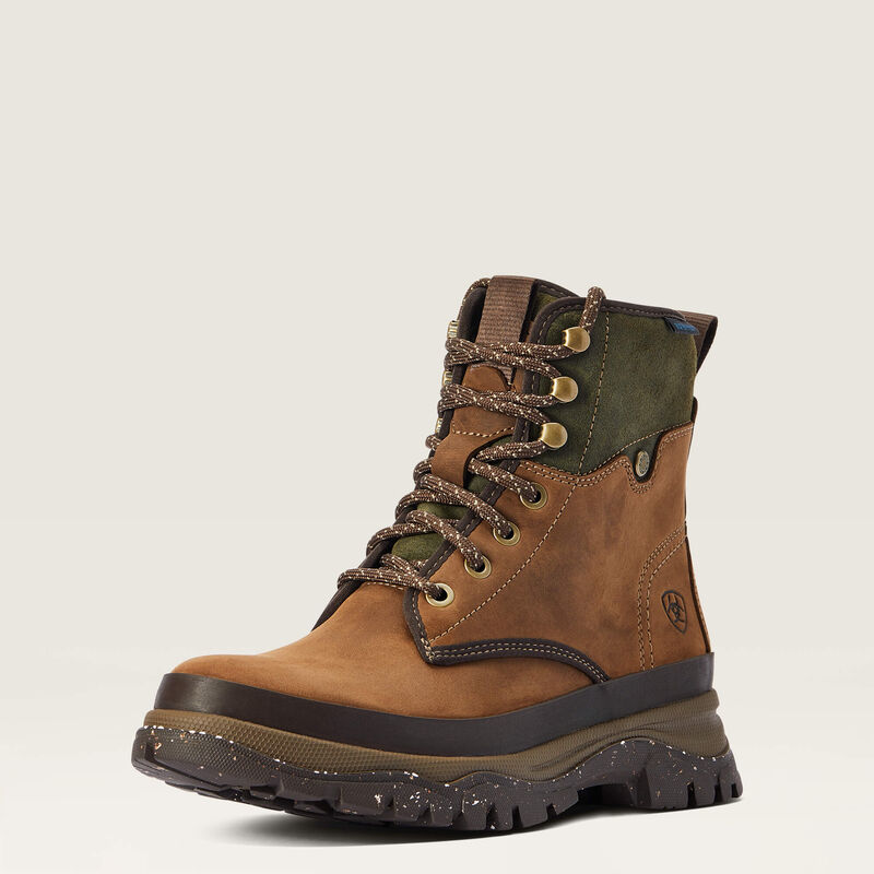 Afbeelding laden in Galerijviewer, Ariat Moresby H2O, oily distressed brown/olive