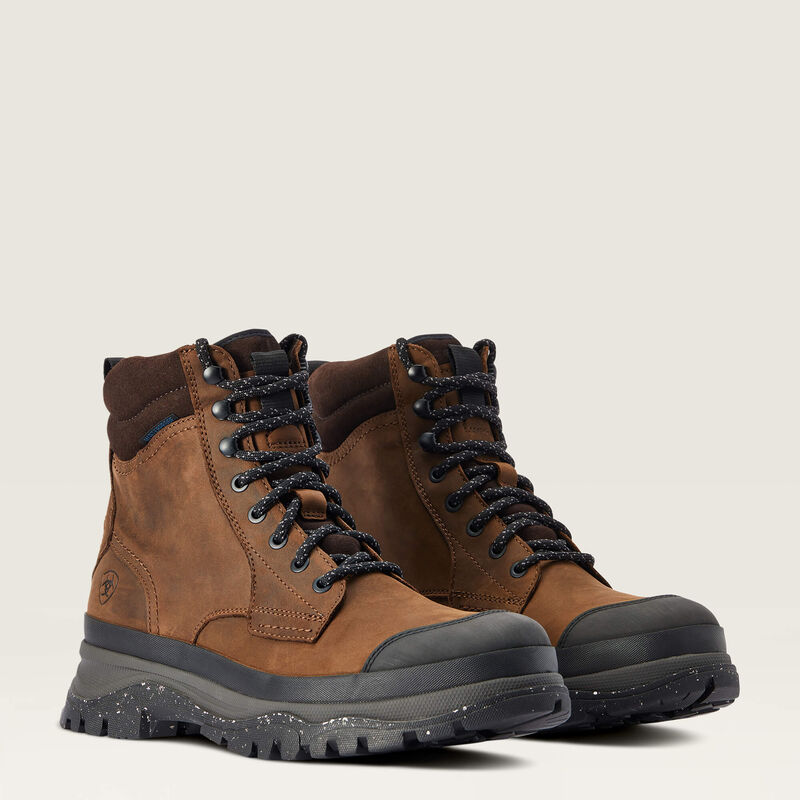 Ariat Moresby H2O, waterdichte herenschoen, oily distressed brown