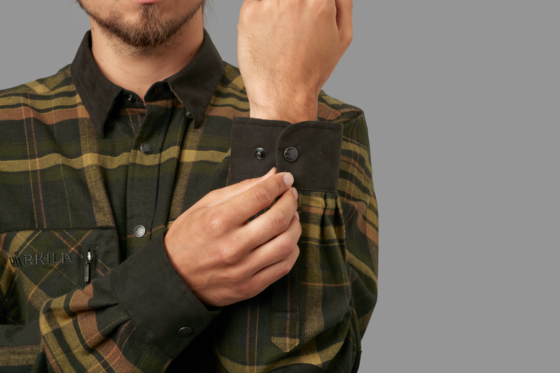 Afbeelding laden in Galerijviewer, Härkila Pajala Shirt Green/Brown - Het Brabants Jachthuis