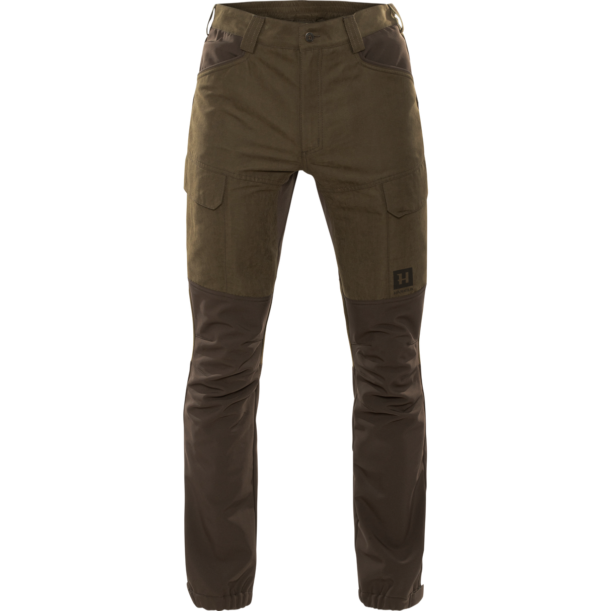 Härkila Scandinavian Trousers, willow green/deep brown