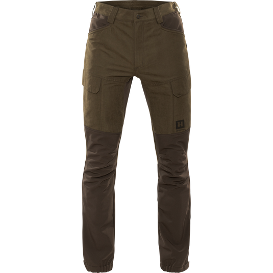 Härkila Scandinavian Trousers, willow green/deep brown