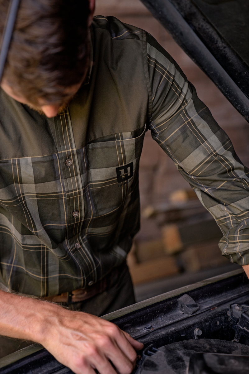 Afbeelding laden in Galerijviewer, Härkila Anker LS shirt Willow Green - Het Brabants Jachthuis