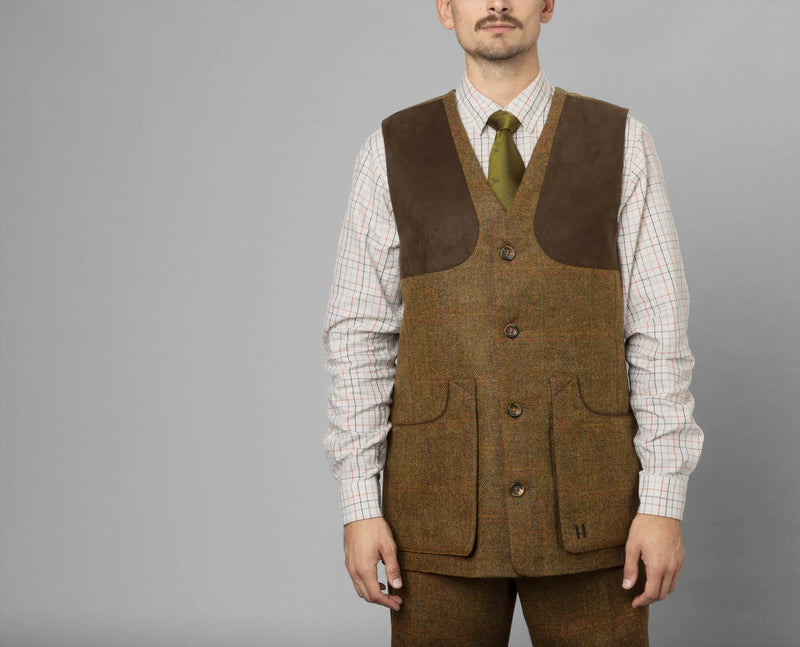 Afbeelding laden in Galerijviewer, Härkila Kenmore Shooting Waistcoat, terragon brown