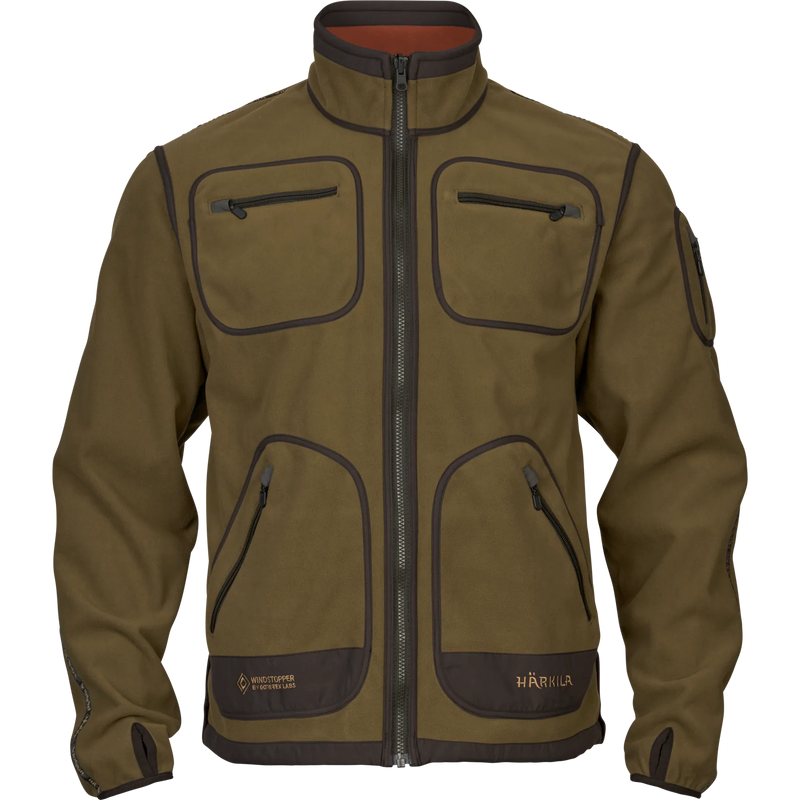 Afbeelding laden in Galerijviewer, Härkila Kamko Fleece, dark olive/Arabian spice