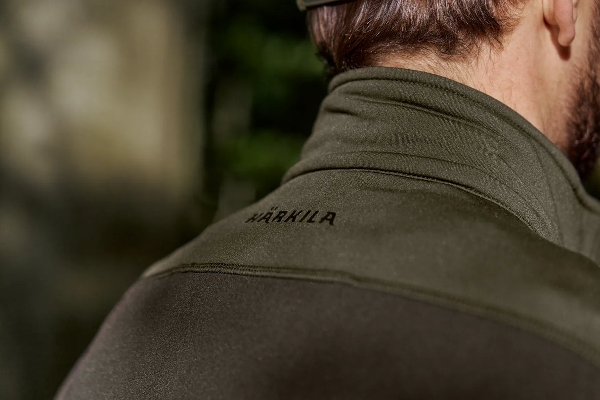 Härkila Olaf Fleece Jacket, shadow brown/forest night