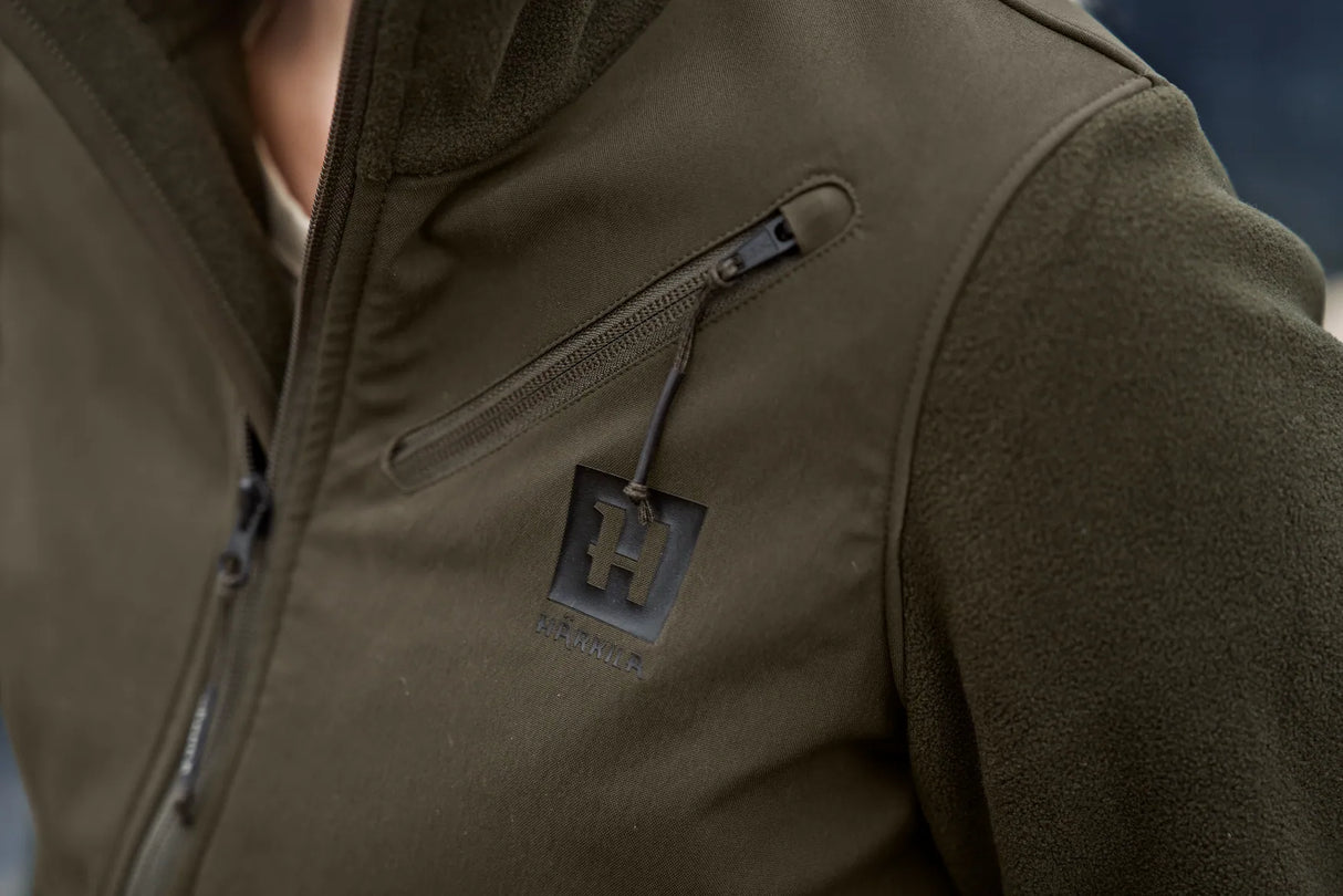 Härkila Fjell Fleece Jacket Women, hunting green/willow green