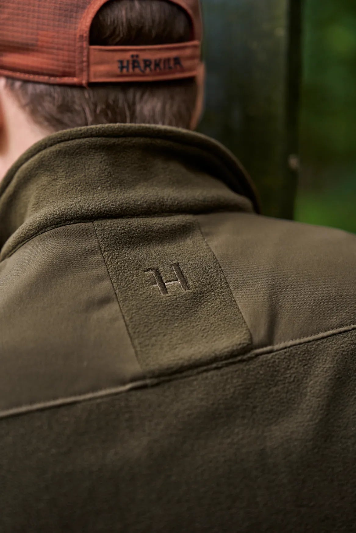 Härkila Fjell Fleece Waistcoat, hunting green/willow green