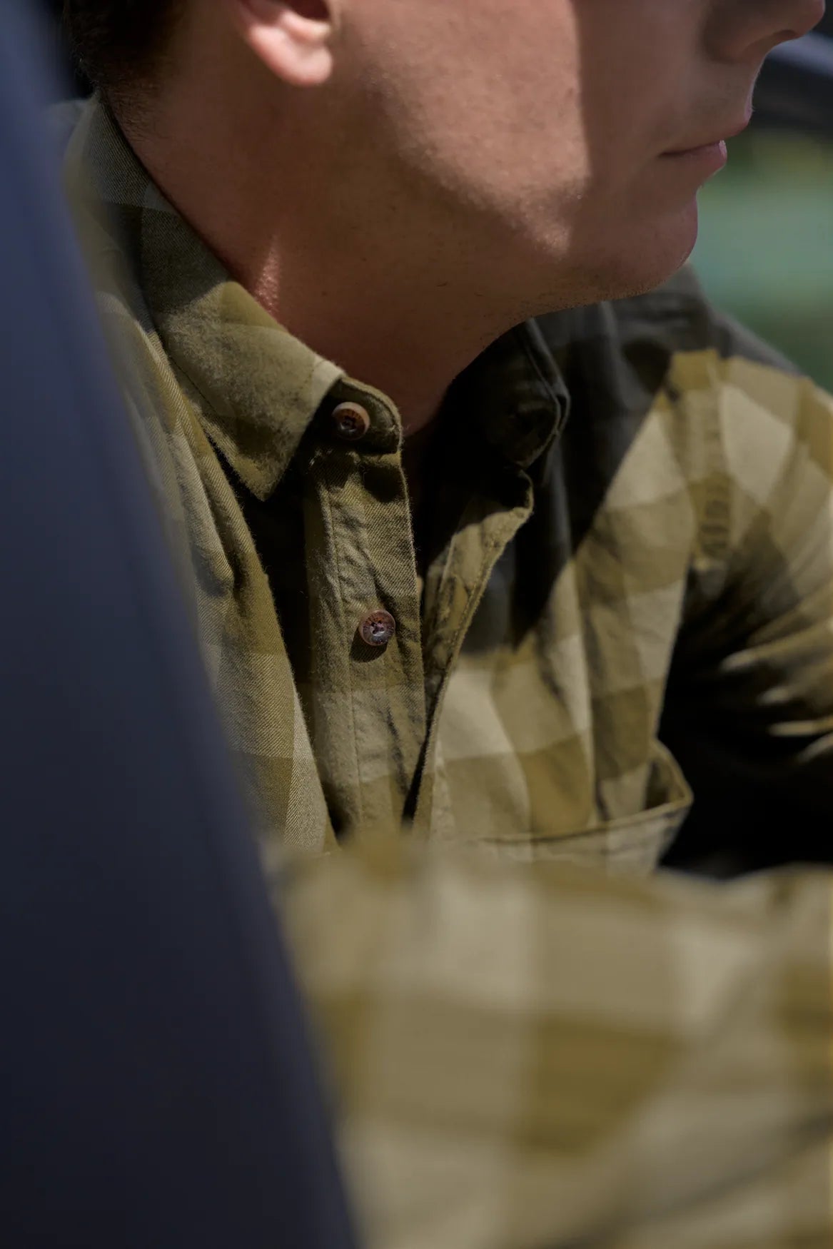 Härkila Scandinavian L/S Shirt, dark olive check