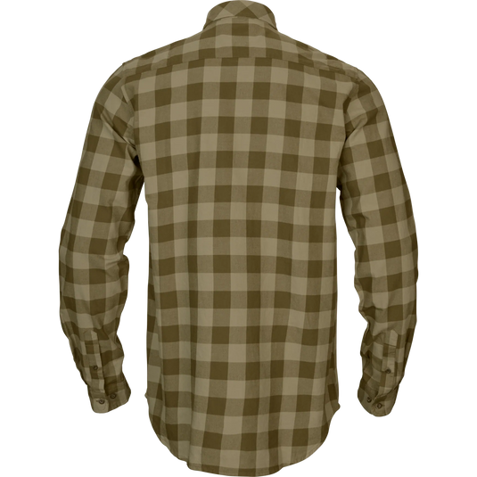 Härkila Scandinavian L/S Shirt, dark olive check
