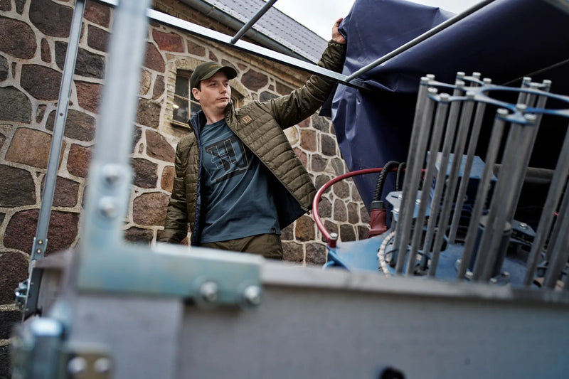 Afbeelding laden in Galerijviewer, Härkila Kalix HSP Jacket, willow green/sea blue