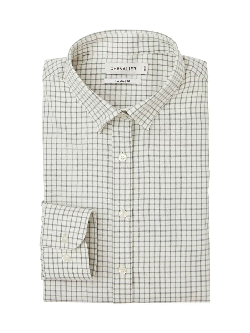 Afbeelding laden in Galerijviewer, Chevalier Chorley Shooting Fit Shirt Women, thyme green tattersall