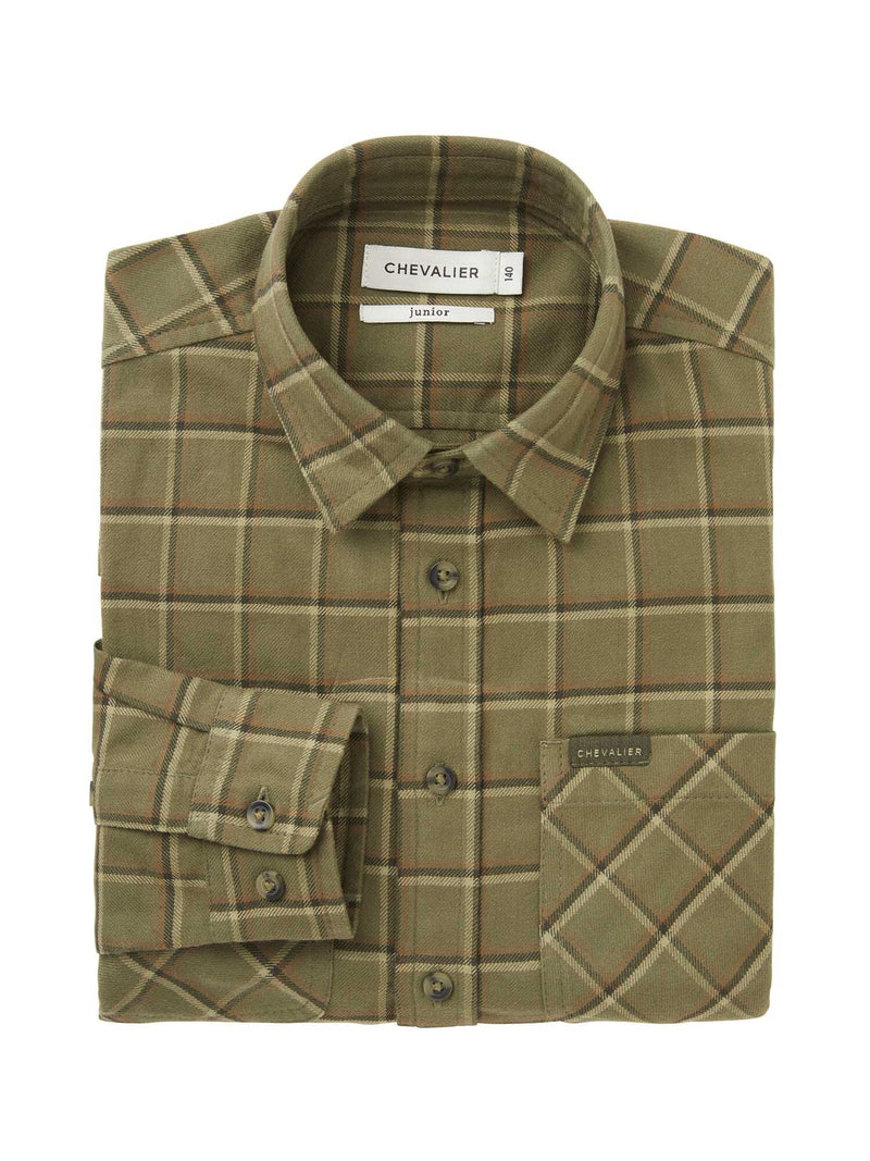 Afbeelding laden in Galerijviewer, Chevalier Ferret Flannel Shirt Junior-Het Brabants Jachthuis-Het Brabants Jachthuis