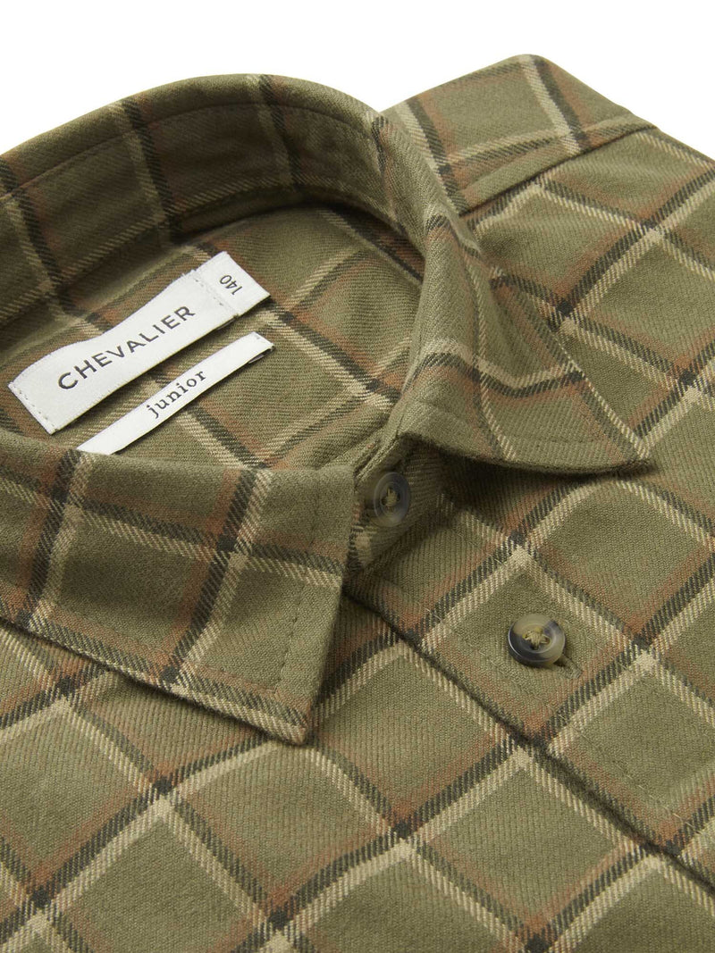 Afbeelding laden in Galerijviewer, Chevalier Ferret Flannel Shirt Junior-Het Brabants Jachthuis-Het Brabants Jachthuis