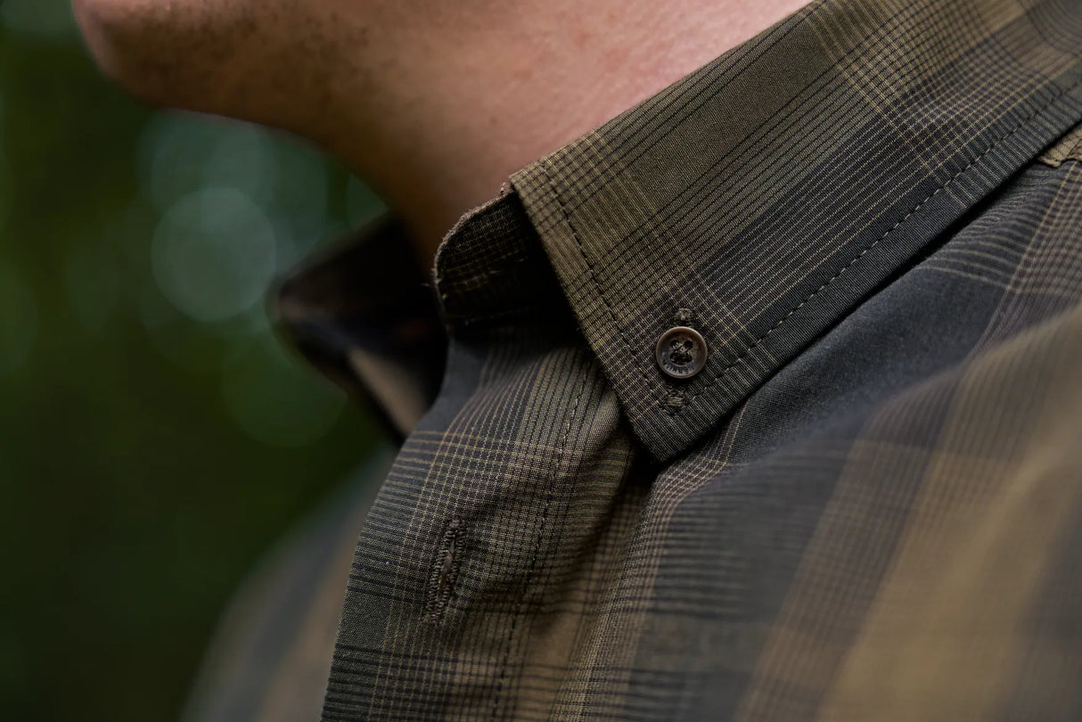 Härkila Akkan L/S Shirt, willow green/shadow brown