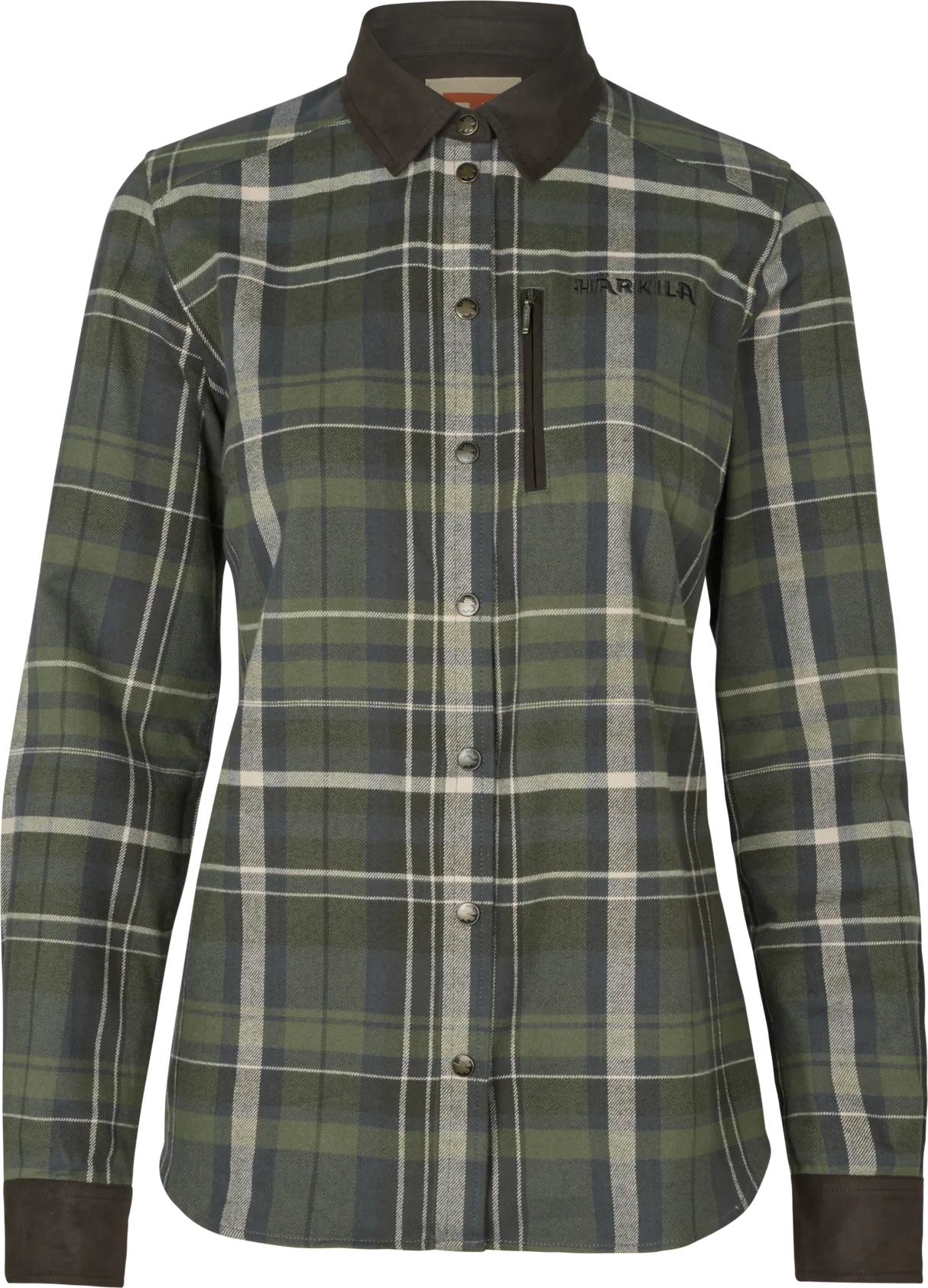 Härkila Pajala L/S Shirt Women, olive check