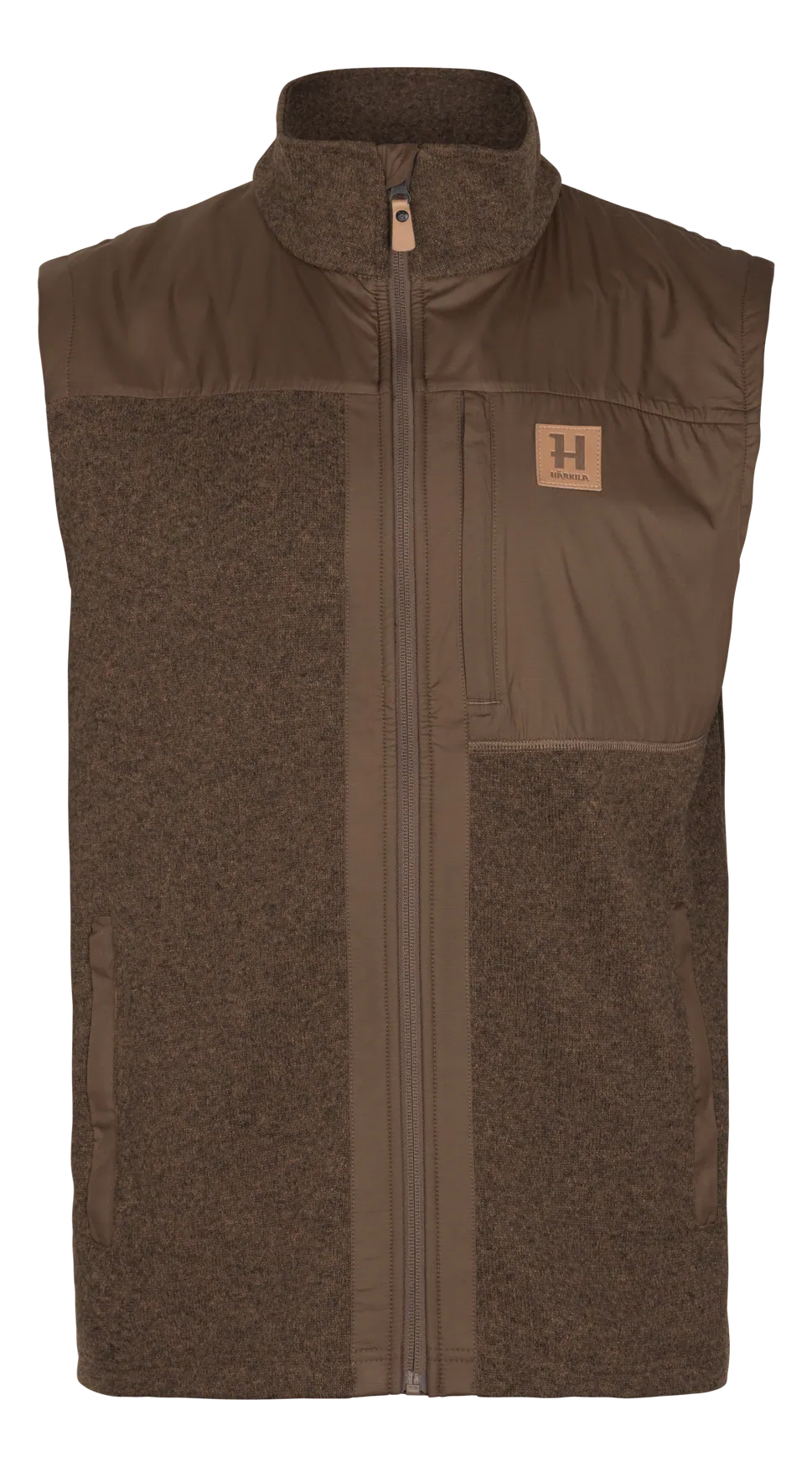 Härkila Kalix Fleece Waistcoat, dark earth
