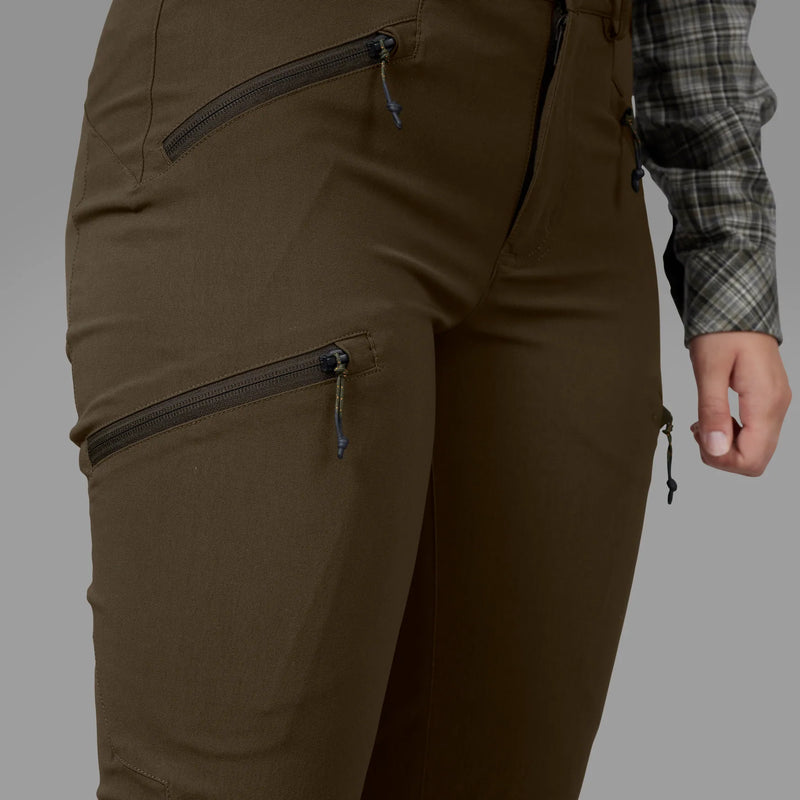 Afbeelding laden in Galerijviewer, Seeland Larch Stretch Trousers Women, pine green