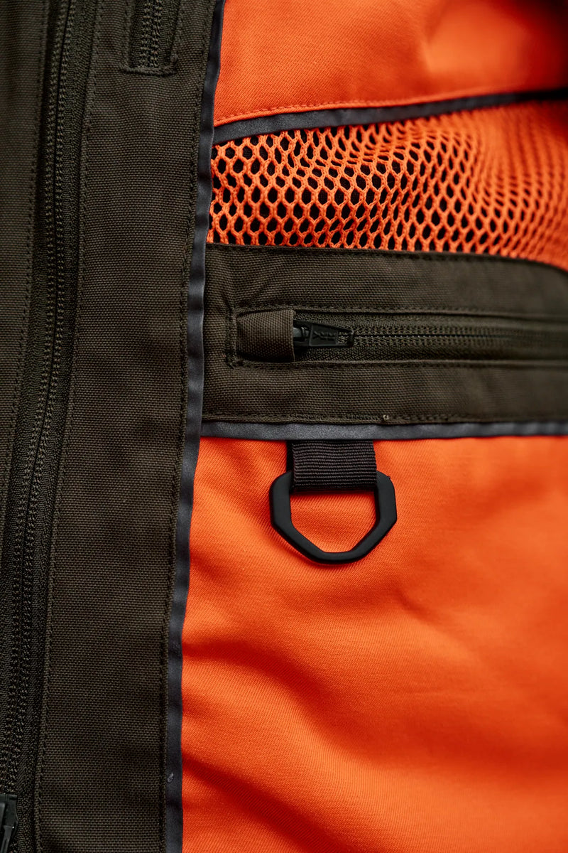 Afbeelding laden in Galerijviewer, Härkila Wildboar Pro Blaze Waistcoat, orange blaze/brown