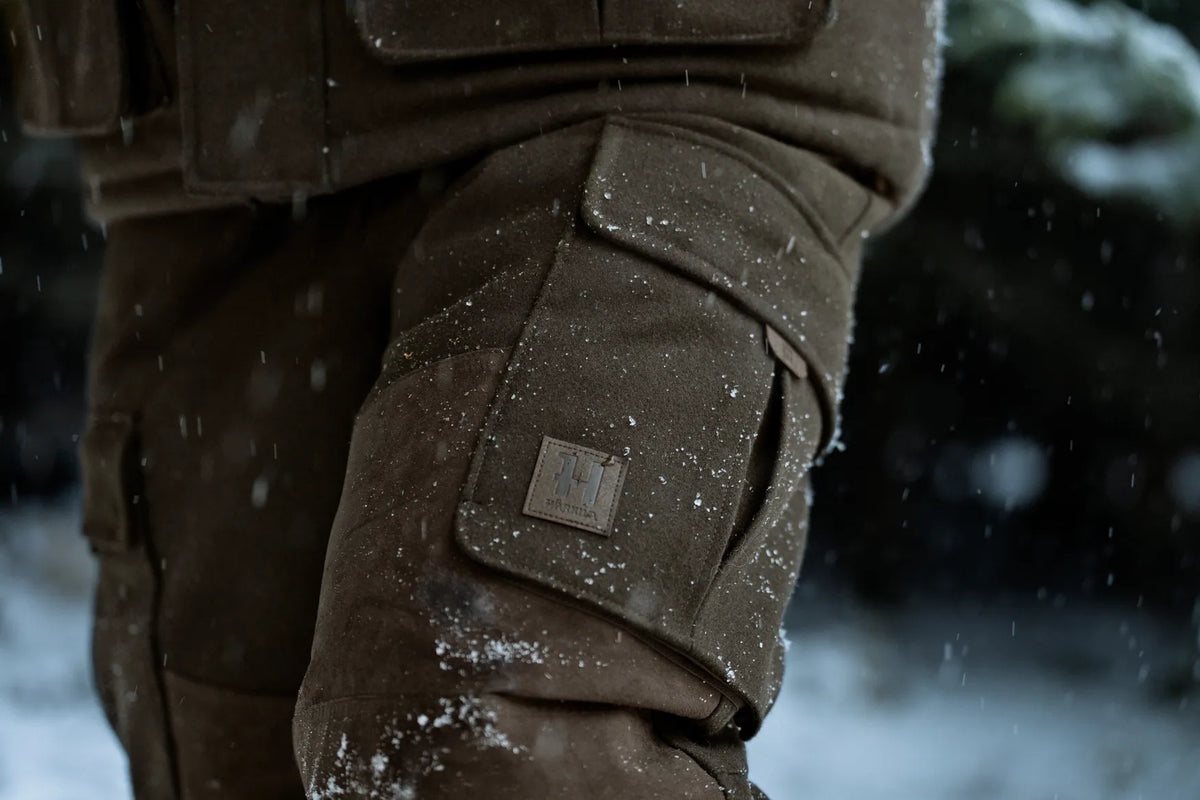 Härkila Kodiak CleverWool HSP Insulated Trousers, dark hunting green/shadow brown