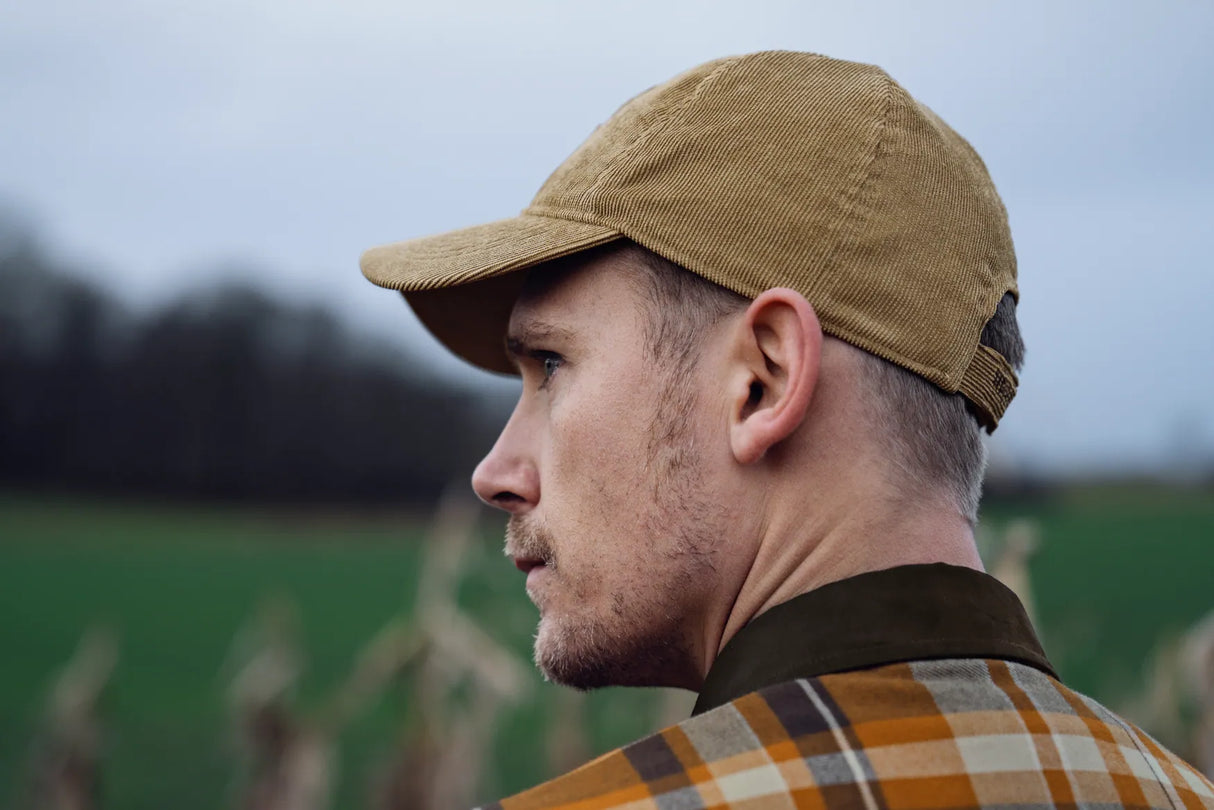 Härkila corduroy cap Elmwood