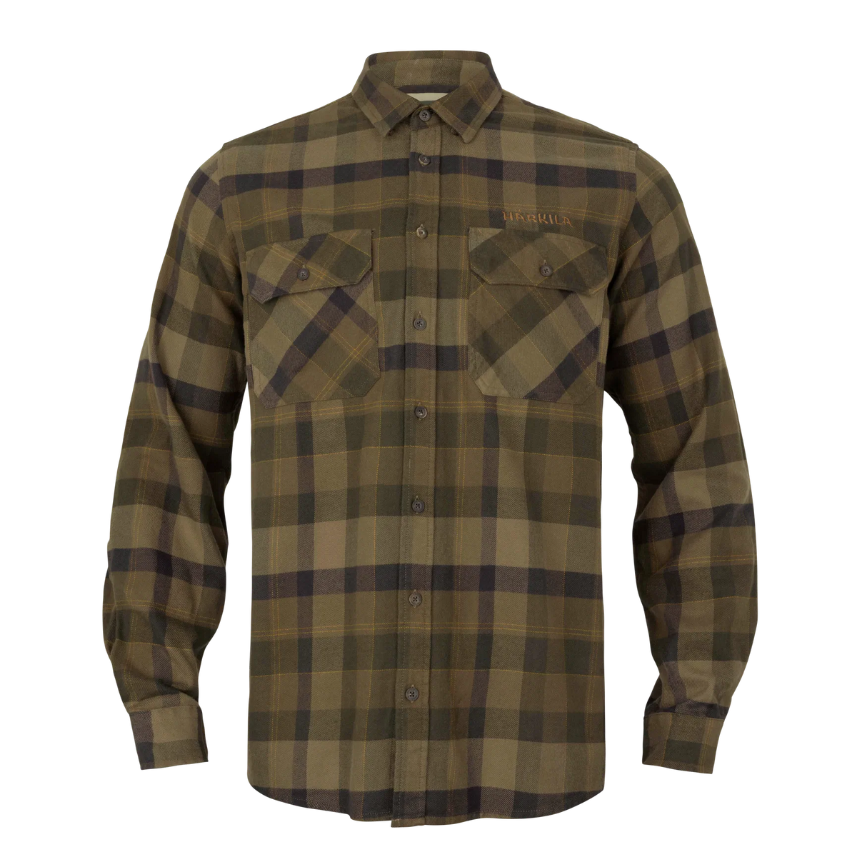 Asmund L/S shirt Beech green check