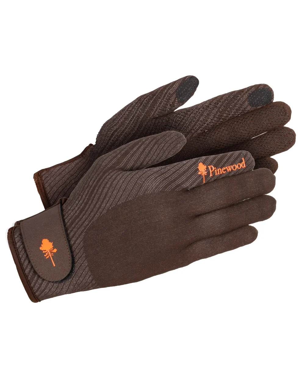 Pinewood Hunters Stretch Extreme Glove, mossgreen/dark brown
