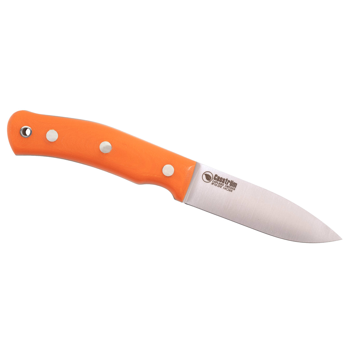 CASSTRÖM NO.10 SFK ORANJE G10, RVS Jachtmes