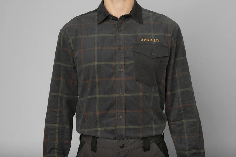 Afbeelding laden in Galerijviewer, Härkila Kaldfjord Corduroy Check Shirt, phantom