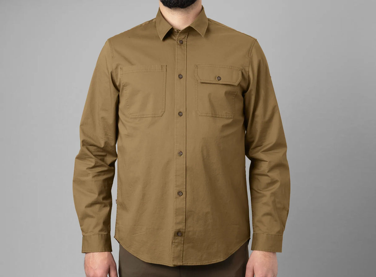 Härkila Trym L/S Skjorte, antique sand