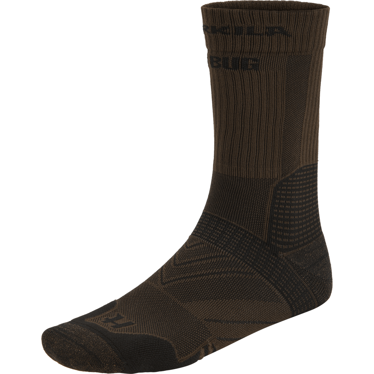 Härkila Trail Sock, dark olive/willow green