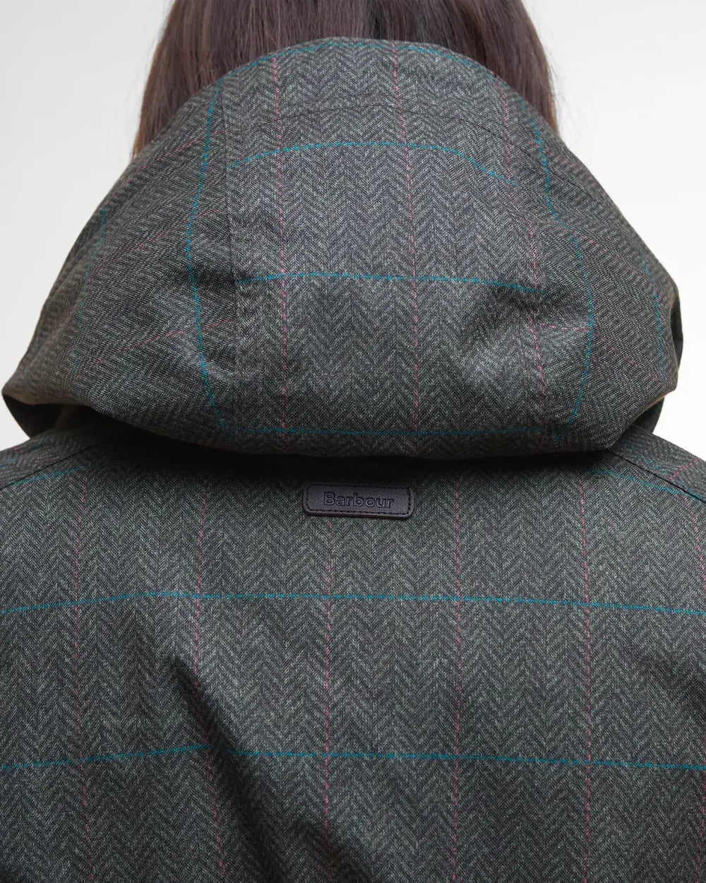 Barbour Dixon Waterproof Jacket, gardenia tweed