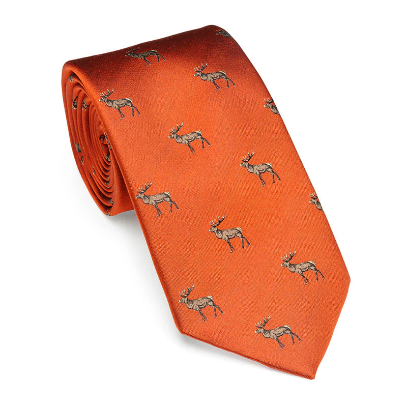 Laksen Deer Tie, orange