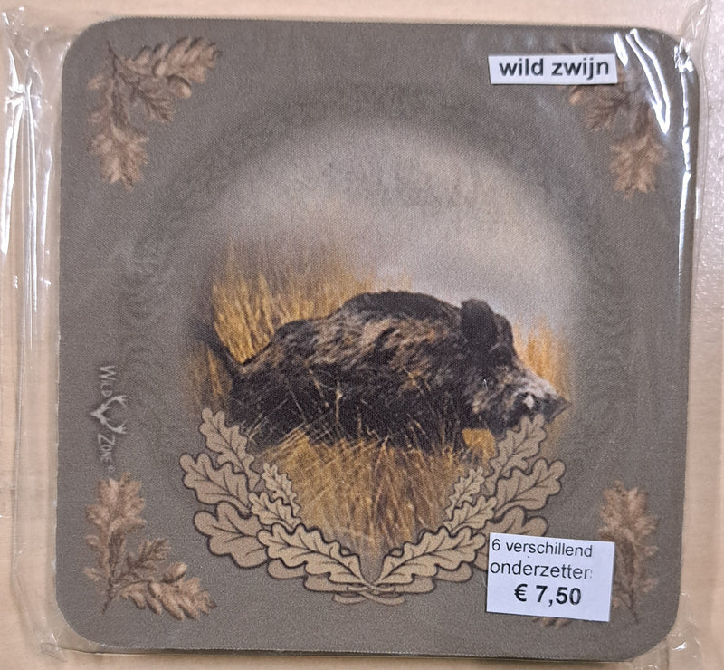 Afbeelding laden in Galerijviewer, Onderzetters, set van 6, Diverse motieven