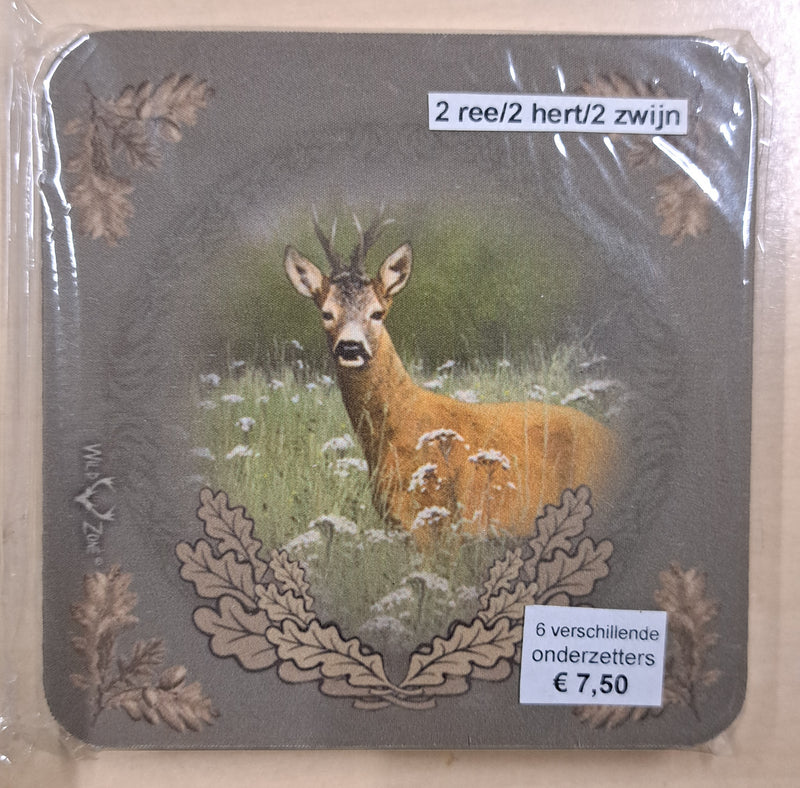 Afbeelding laden in Galerijviewer, Onderzetters, set van 6, Diverse motieven