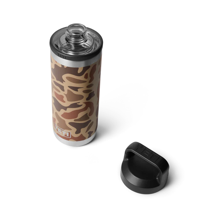 Afbeelding laden in Galerijviewer, Yeti Rambler Bottle met Chug Cap, 18 oz/532 ml, wetlands camo