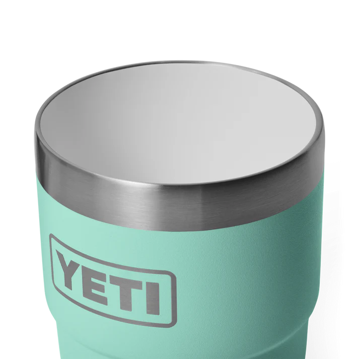 Afbeelding laden in Galerijviewer, Yeti Rambler met magslider deksel, stapelbaar, 8 oz/236 ml, seafoam