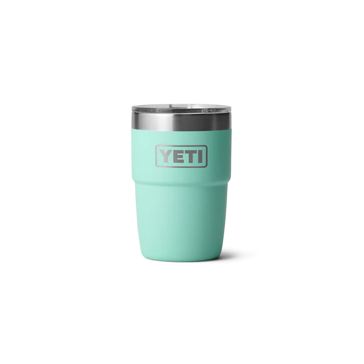 Afbeelding laden in Galerijviewer, Yeti Rambler met magslider deksel, stapelbaar, 8 oz/236 ml, seafoam