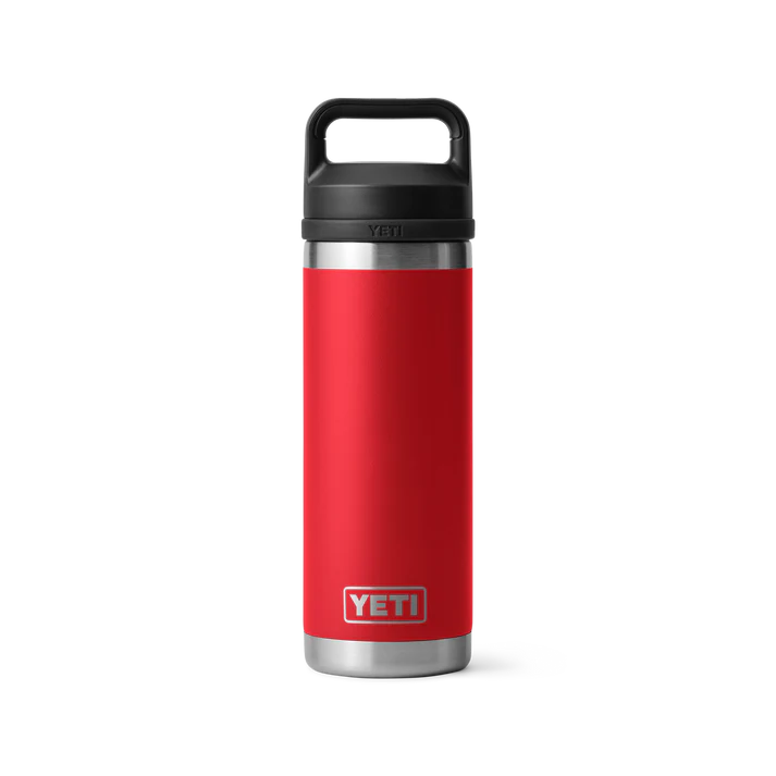 Yeti Rambler Bottle met Chug Cap, 18 oz/532 ml, rescue red