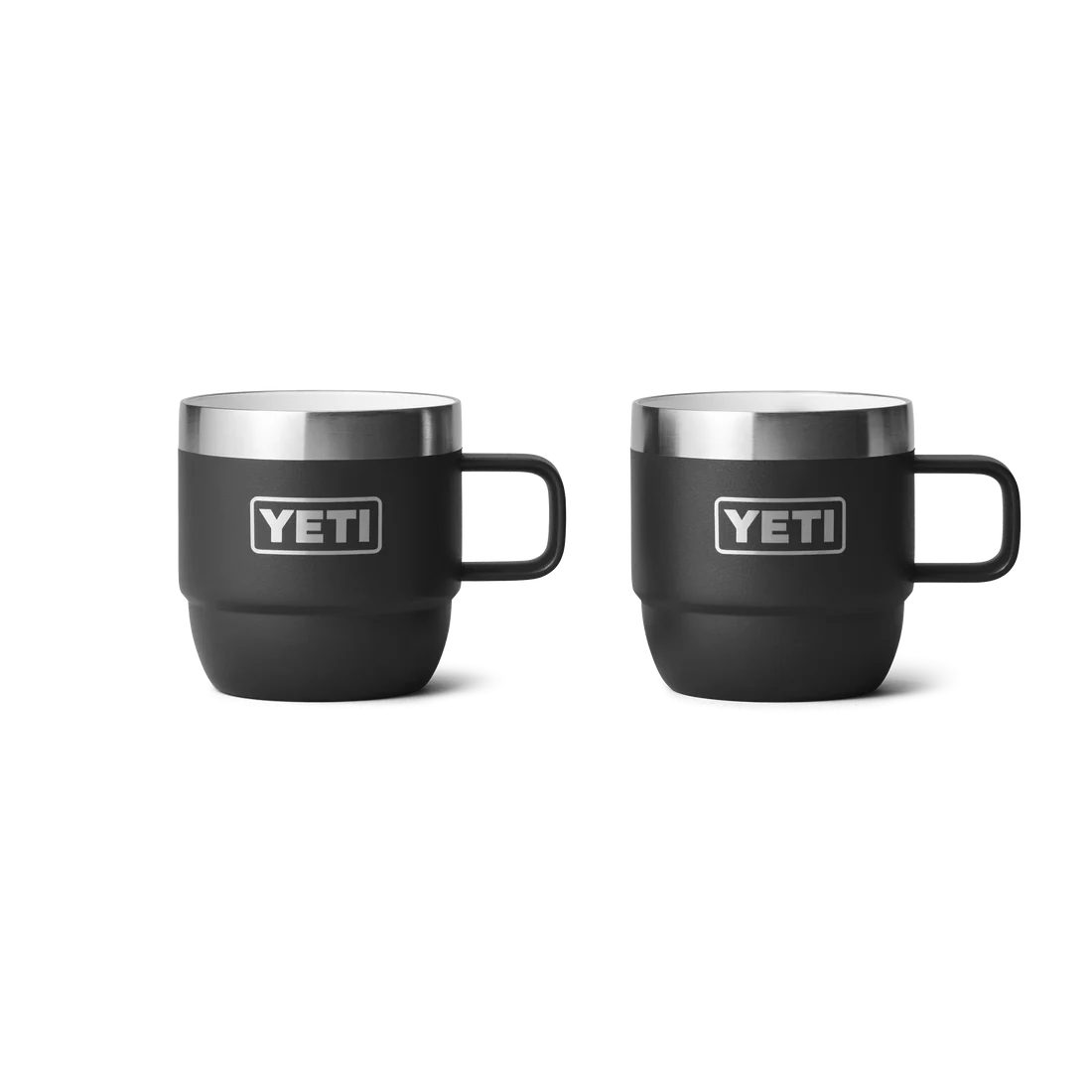 Yeti Rambler Mugs, stapelbaar, 6 oz/177 ml, black