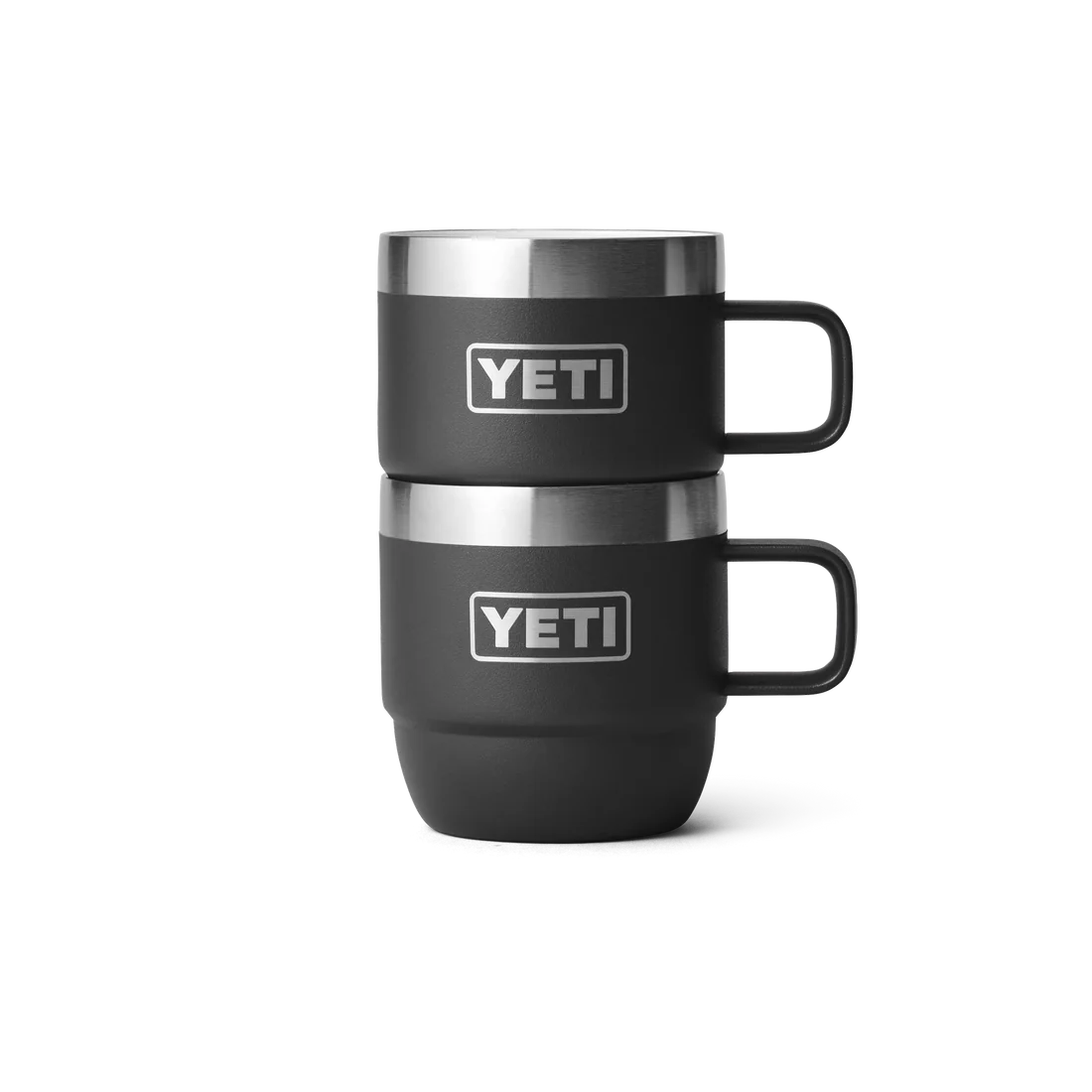 Yeti Rambler Mugs, stapelbaar, 6 oz/177 ml, black