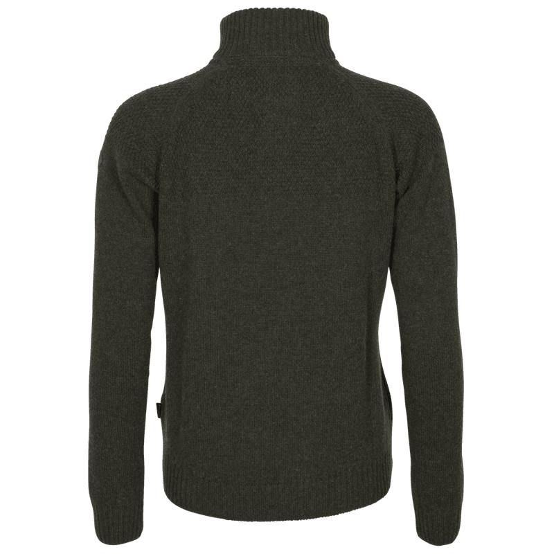 Afbeelding laden in Galerijviewer, Pinewood Värnamo T-Neck Sweater Women, dark green melange