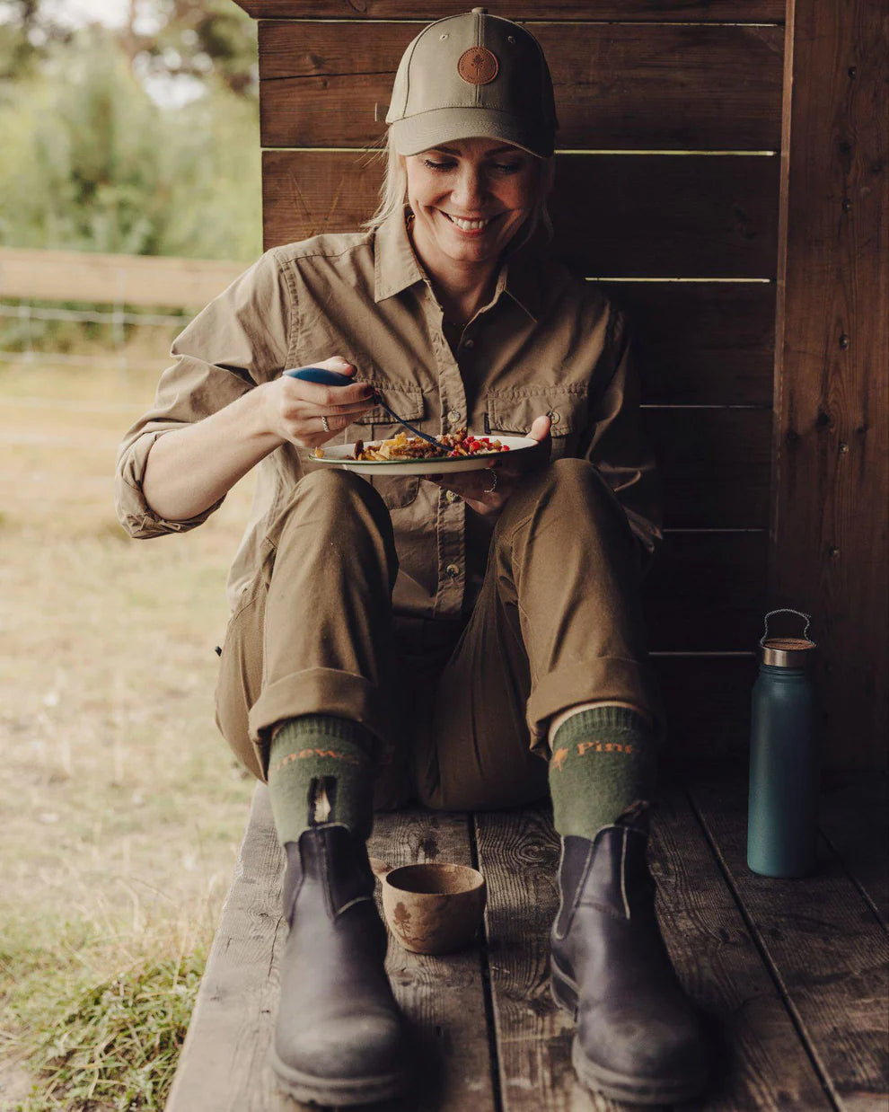 Pinewood Safari L/S Shirt Women, sandstone