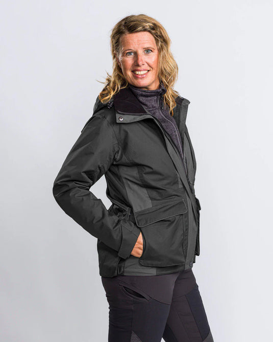 Pinewood Dog Sports 2.0 Jacket Women, black/dark anthracite