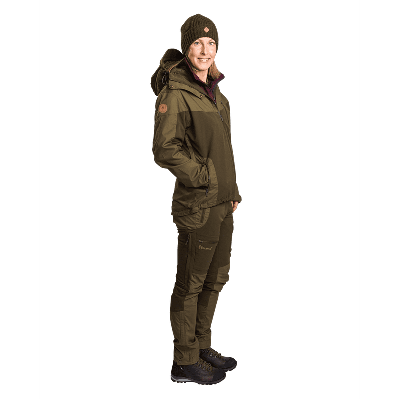 Afbeelding laden in Galerijviewer, Pinewood Finnveden Hybrid Extreme Jacket W, d.olive/h.olive