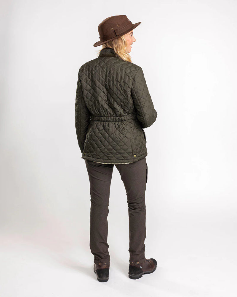 Afbeelding laden in Galerijviewer, Pinewood Nydala Classic Quilt Jacket W, moss green