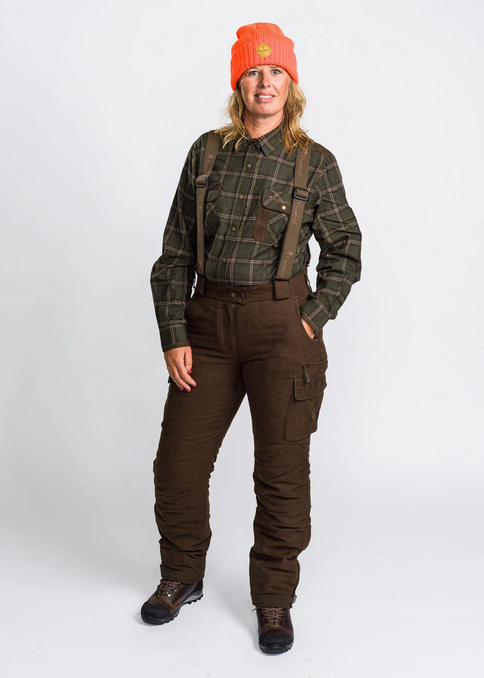 Pinewood Smaland Abisko 2.0 Trousers Women, suede brown