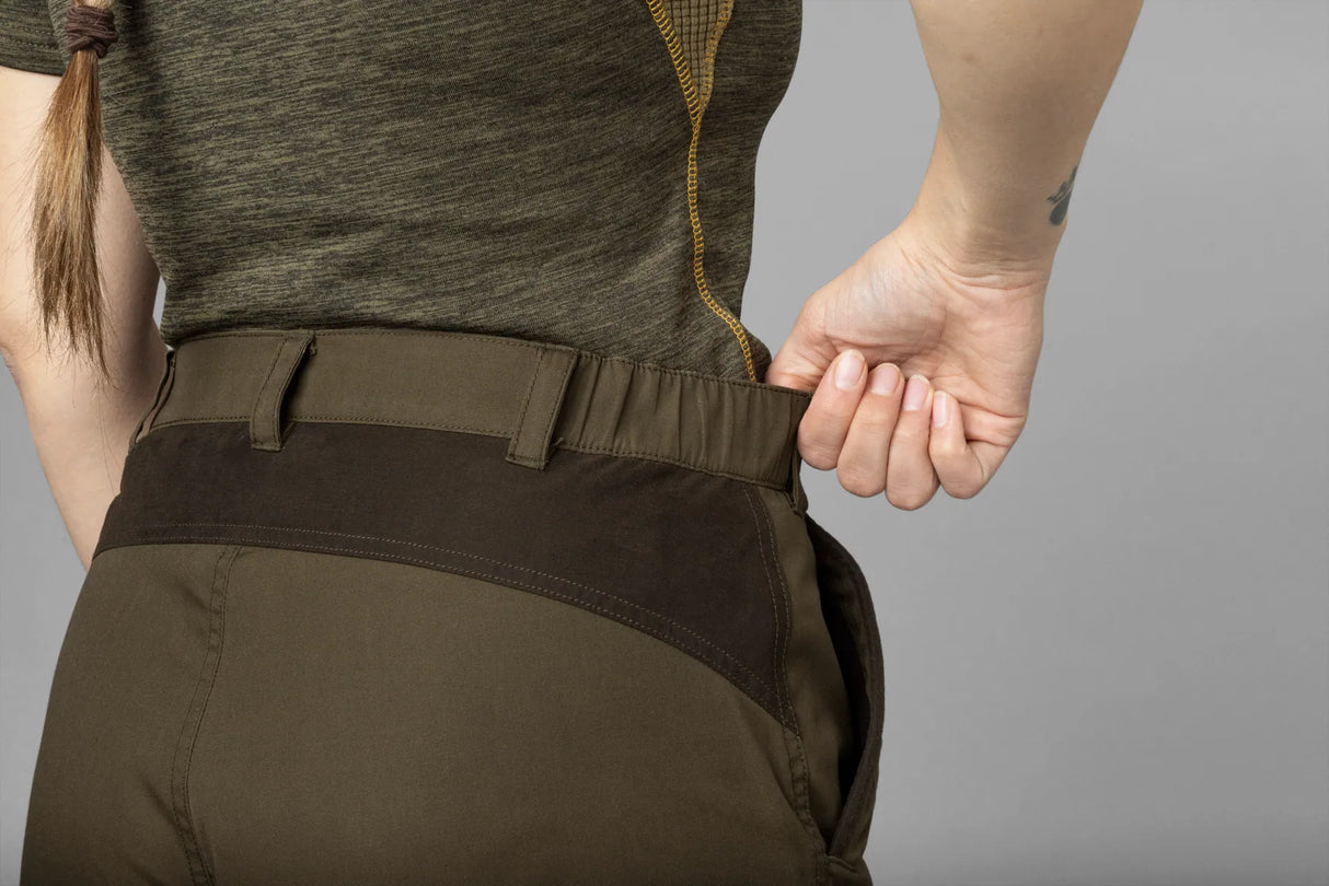 Seeland Key-Point Kora trousers, pine green/grizzly brown