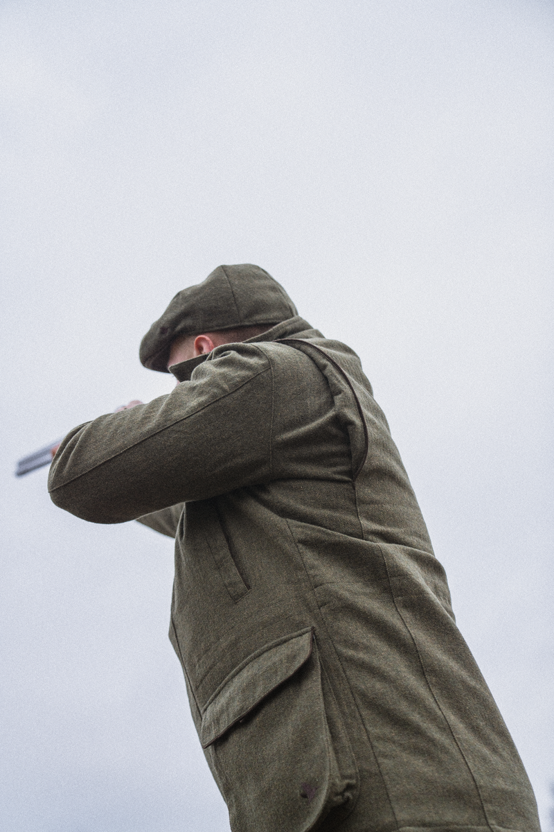 Afbeelding laden in Galerijviewer, Seeland Hillside Tweed Jacket, moss green
