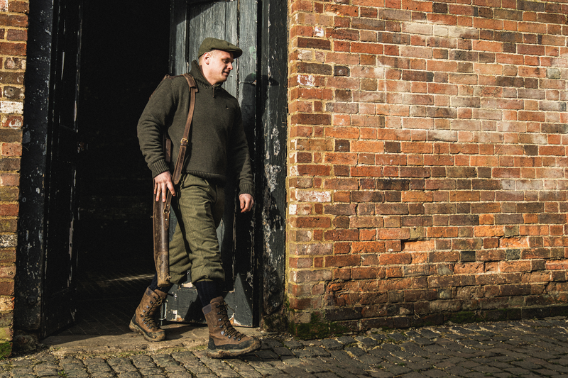 Afbeelding laden in Galerijviewer, Seeland Hillside Tweed Breeks, moss green