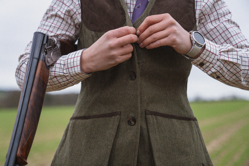 Afbeelding laden in Galerijviewer, Seeland Hillside Harriet Waistcoat, moss green